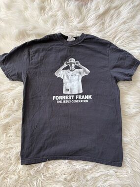Forrest Frank The Jesus Generation Graphic T-Shirt - dark gray unisex